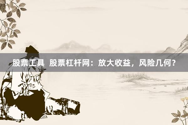 股票工具  股票杠杆网：放大收益，风险几何？