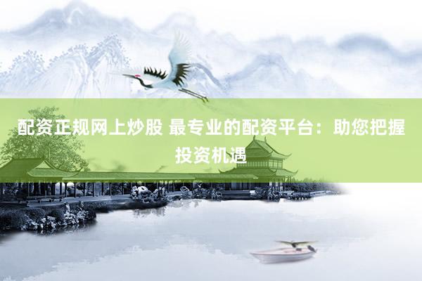 配资正规网上炒股 最专业的配资平台：助您把握投资机遇
