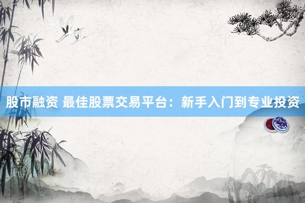 股市融资 最佳股票交易平台：新手入门到专业投资