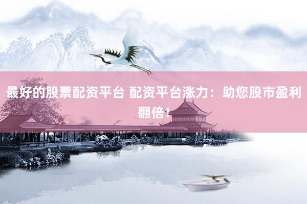 最好的股票配资平台 配资平台涨力：助您股市盈利翻倍！